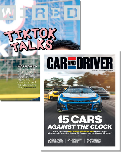 Wired & Car and Driver Bundle Cover