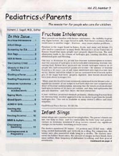 Pediatrics for Parents Magazine Cover