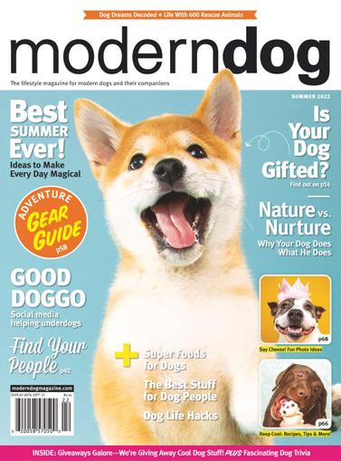 Modern Dog Magazine June 5th, 2022 Issue Cover