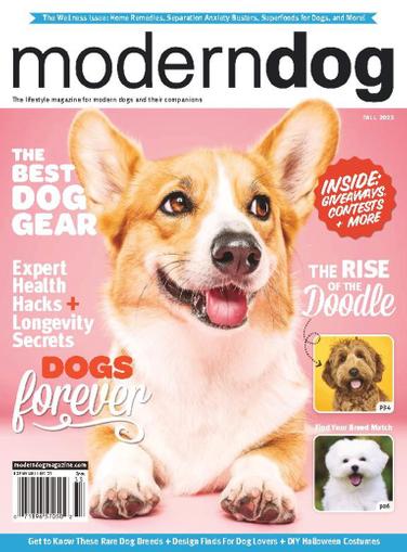 Modern Dog Magazine September 1st, 2023 Issue Cover