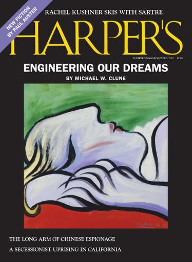 Harpers Magazine April 1st, 2022 Issue Cover