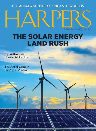 Harpers Magazine January 1st, 2023 Issue Cover