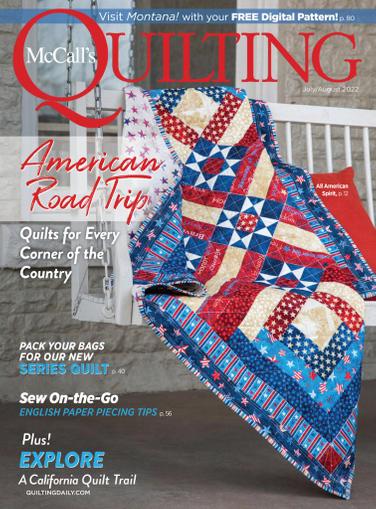 McCall's Quilting Magazine July 1st, 2022 Issue Cover