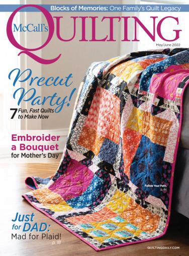 McCall's Quilting Magazine May 1st, 2022 Issue Cover
