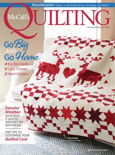 McCall's Quilting Magazine January 1st, 2023 Issue Cover