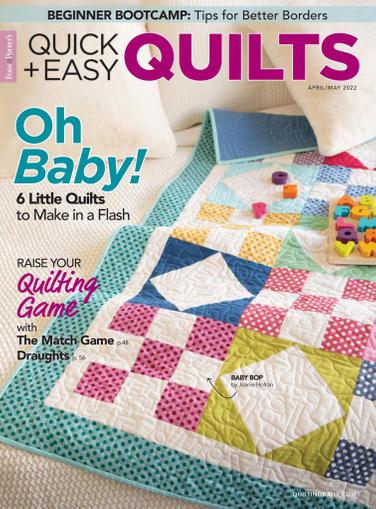 Quick Quilts Magazine April 1st, 2022 Issue Cover