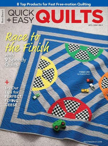 Quick Quilts Magazine April 1st, 2023 Issue Cover