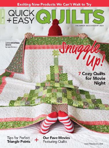 Quick Quilts Magazine December 1st, 2023 Issue Cover