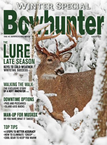 Bowhunter Magazine February 1st, 2022 Issue Cover