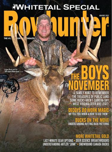 Bowhunter Magazine November 1st, 2022 Issue Cover