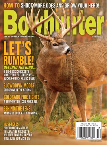 Bowhunter Magazine October 1st, 2022 Issue Cover