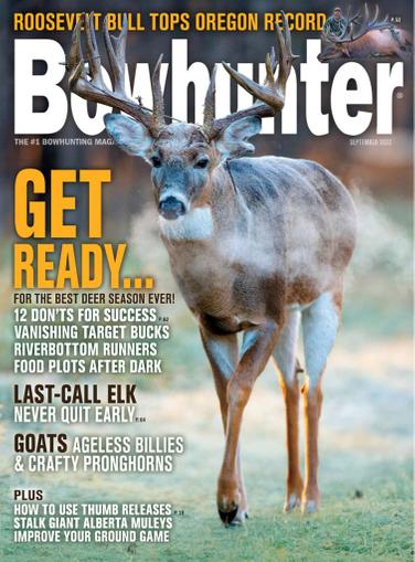 Bowhunter Magazine September 1st, 2022 Issue Cover