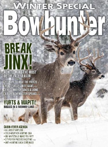 Bowhunter Magazine February 1st, 2024 Issue Cover