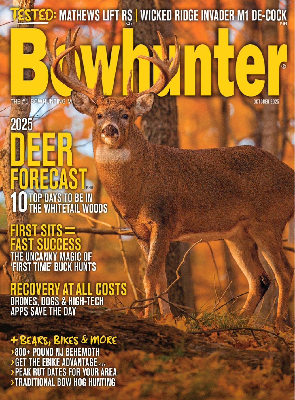 Bowhunter Magazine Subscription                    October 1st, 2025 Issue