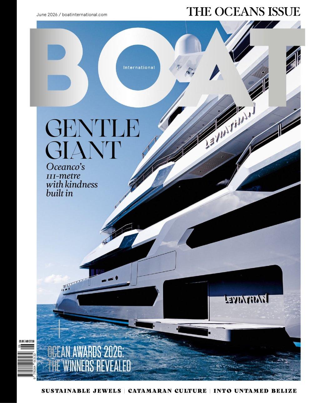 Boat International Magazine June 1st, 2026 Issue Cover