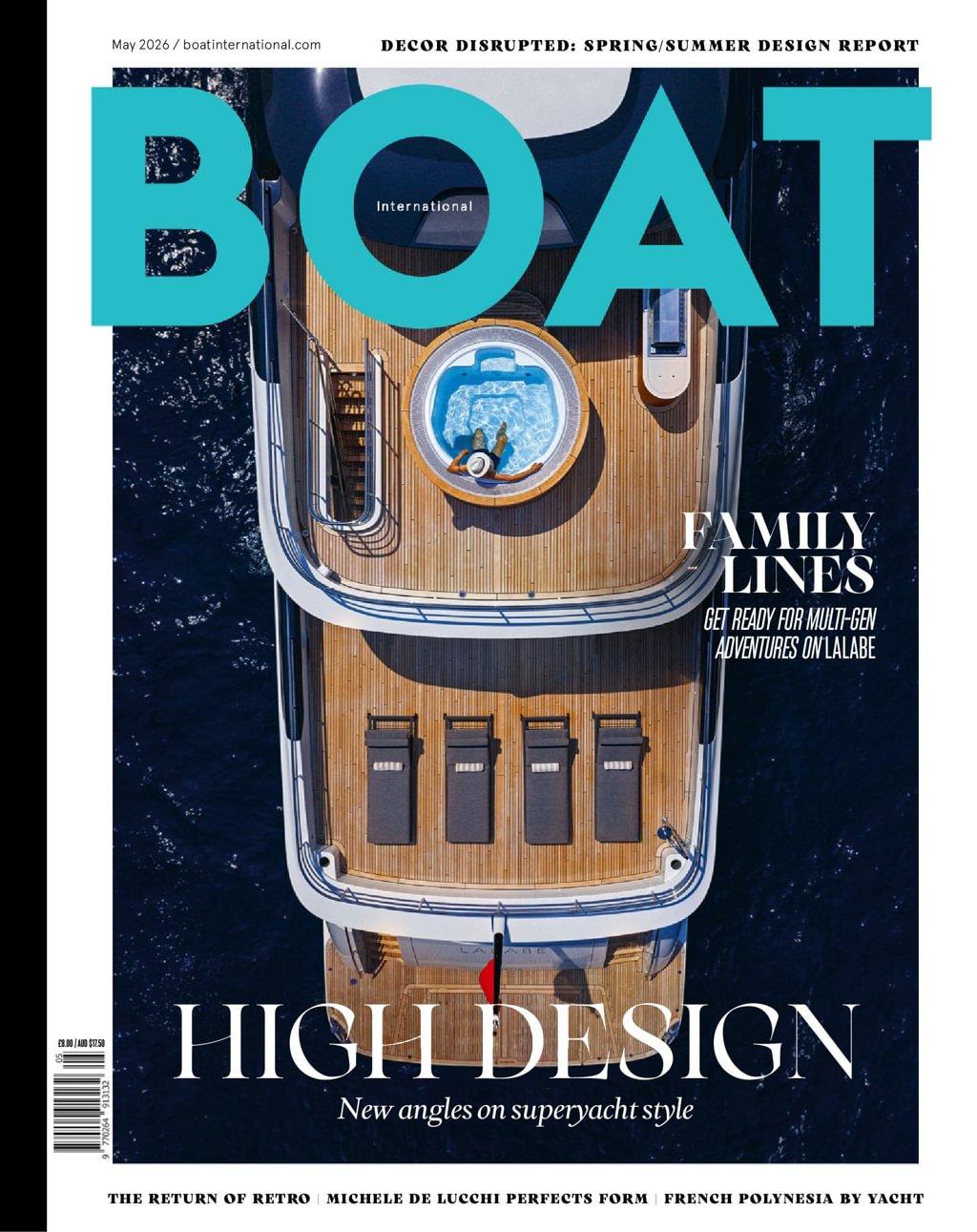 Boat International Magazine May 1st, 2026 Issue Cover