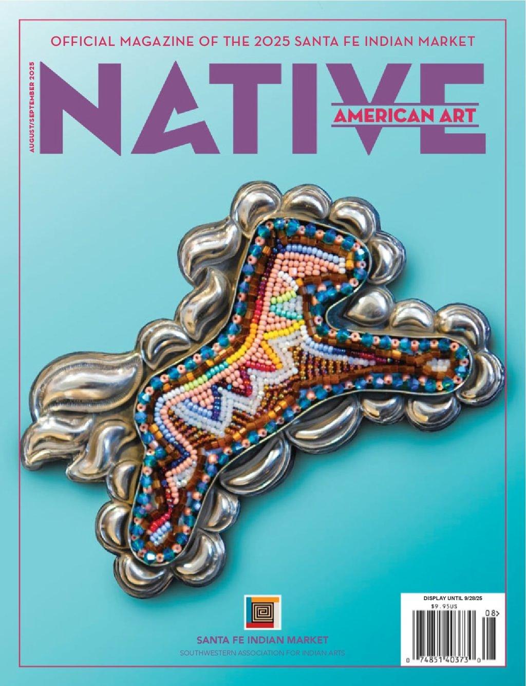 Native American Art Magazine August 1st, 2025 Issue Cover