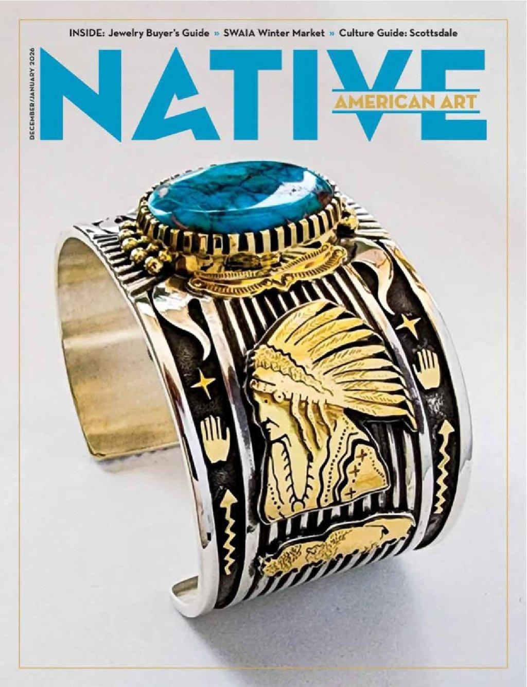 Native American Art Magazine December 1st, 2025 Issue Cover