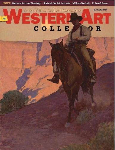 Western Art Collector Magazine January 1st, 2024 Issue Cover