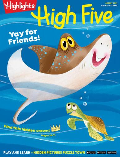Highlights High Five Magazine August 1st, 2021 Issue Cover