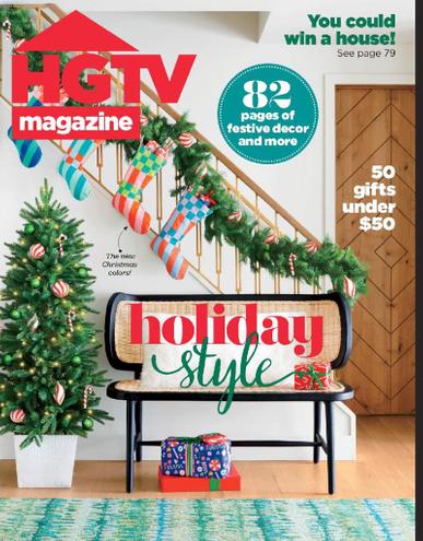 HGTV Magazine November 1st, 2023 Issue Cover