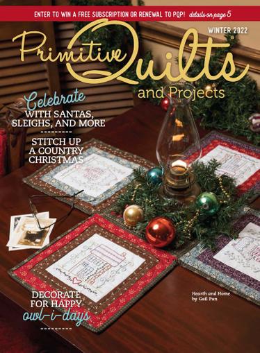 Primitive Quilts & Projects Magazine October 12th, 2022 Issue Cover