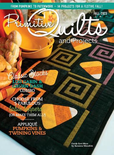 Primitive Quilts & Projects Magazine August 8th, 2023 Issue Cover