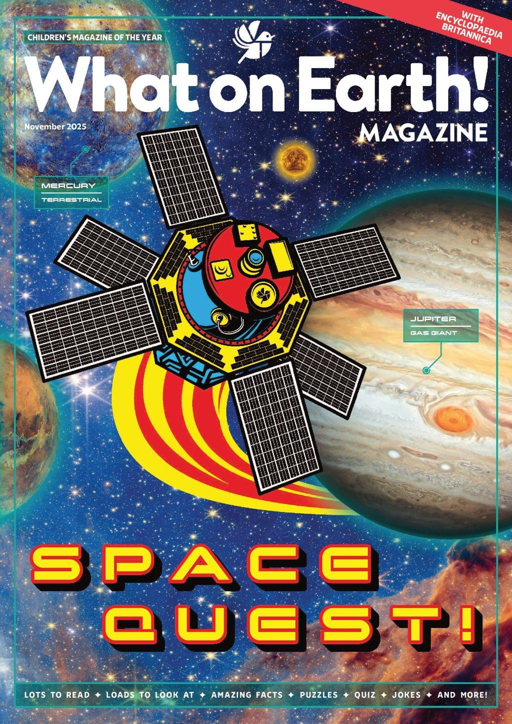 What On Earth Magazine November 1st, 2025 Issue Cover