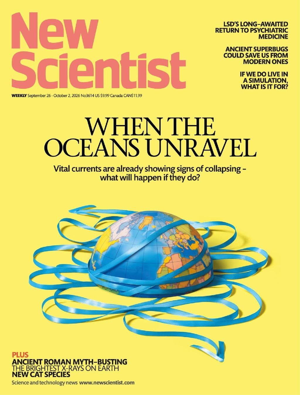 New Scientist Print & Digital September 25th, 2026 Issue Cover