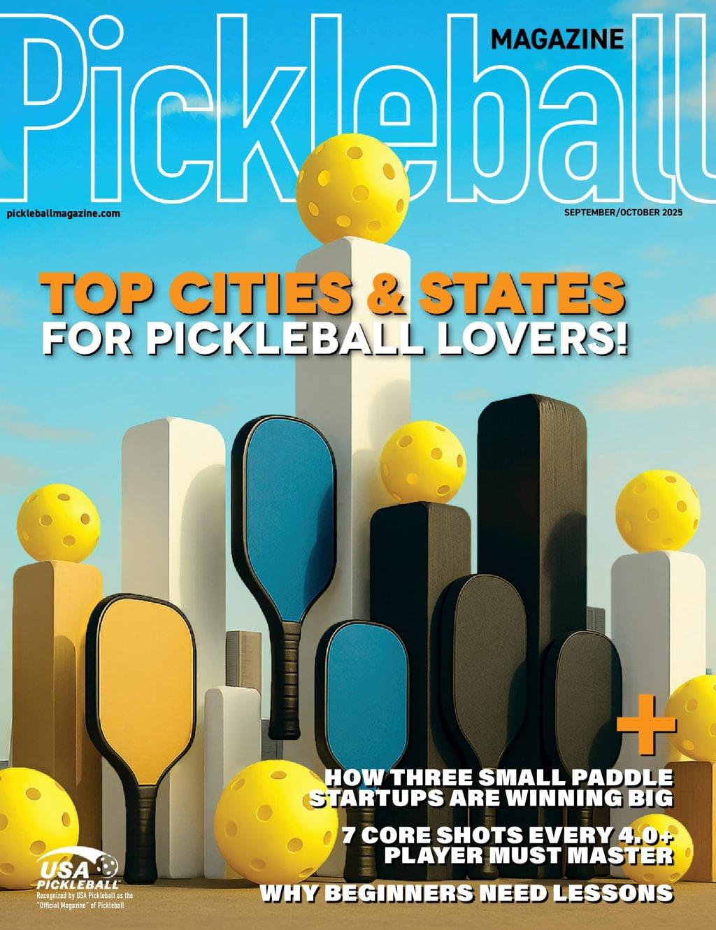Pickleball Magazine September 1st, 2025 Issue Cover