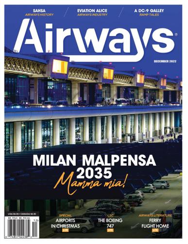 Airways Magazine December 1st, 2022 Issue Cover