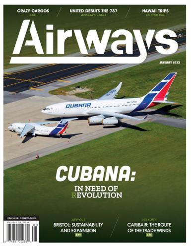 Airways Magazine January 1st, 2023 Issue Cover