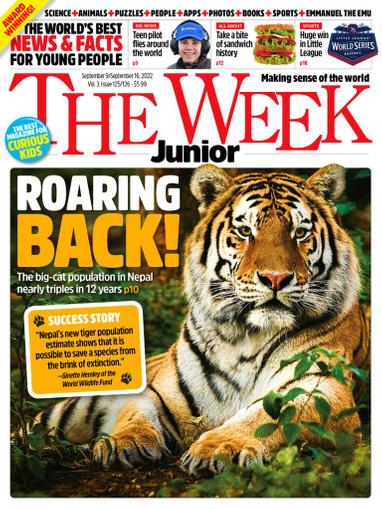The Week Junior Magazine September 9th, 2022 Issue Cover