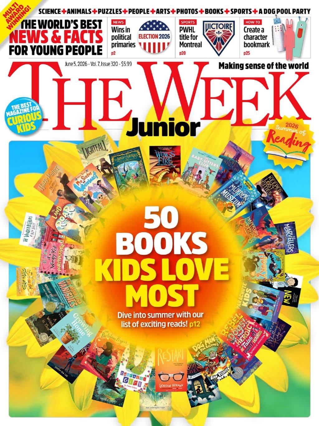 The Week Junior Print & Digital June 5th, 2026 Issue Cover