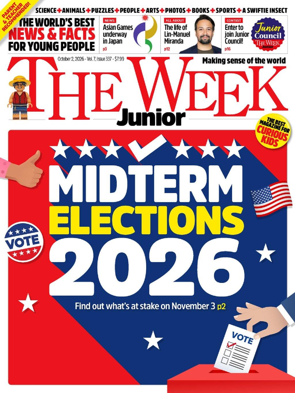 The Week Junior Print & Digital October 2nd, 2026 Issue Cover