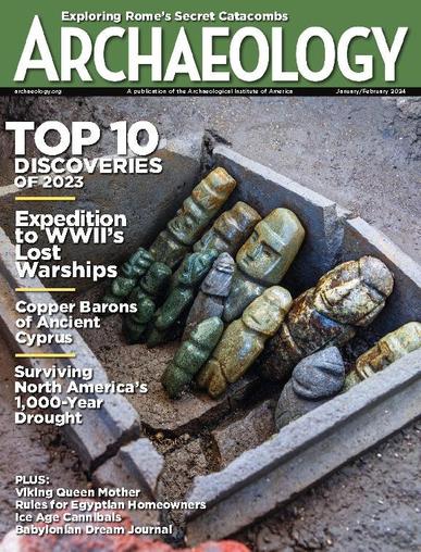 Archaeology Magazine January 1st, 2024 Issue Cover