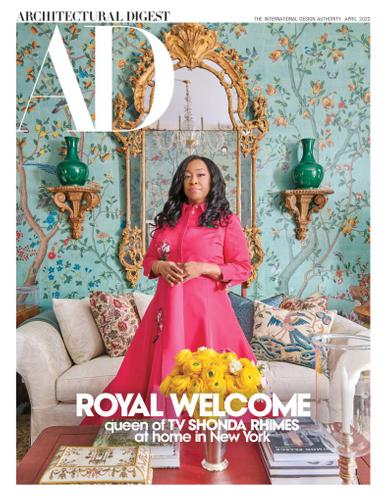 Architectural Digest Magazine April 1st, 2022 Issue Cover