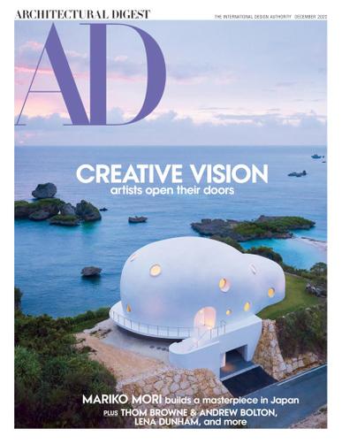 Architectural Digest Magazine December 1st, 2022 Issue Cover