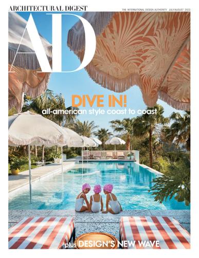Architectural Digest Magazine July 1st, 2022 Issue Cover