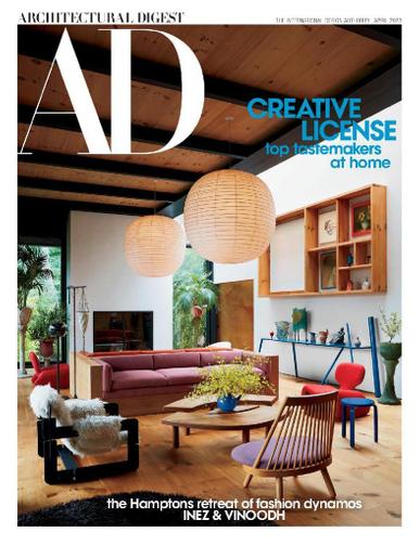 Architectural Digest Magazine April 1st, 2023 Issue Cover