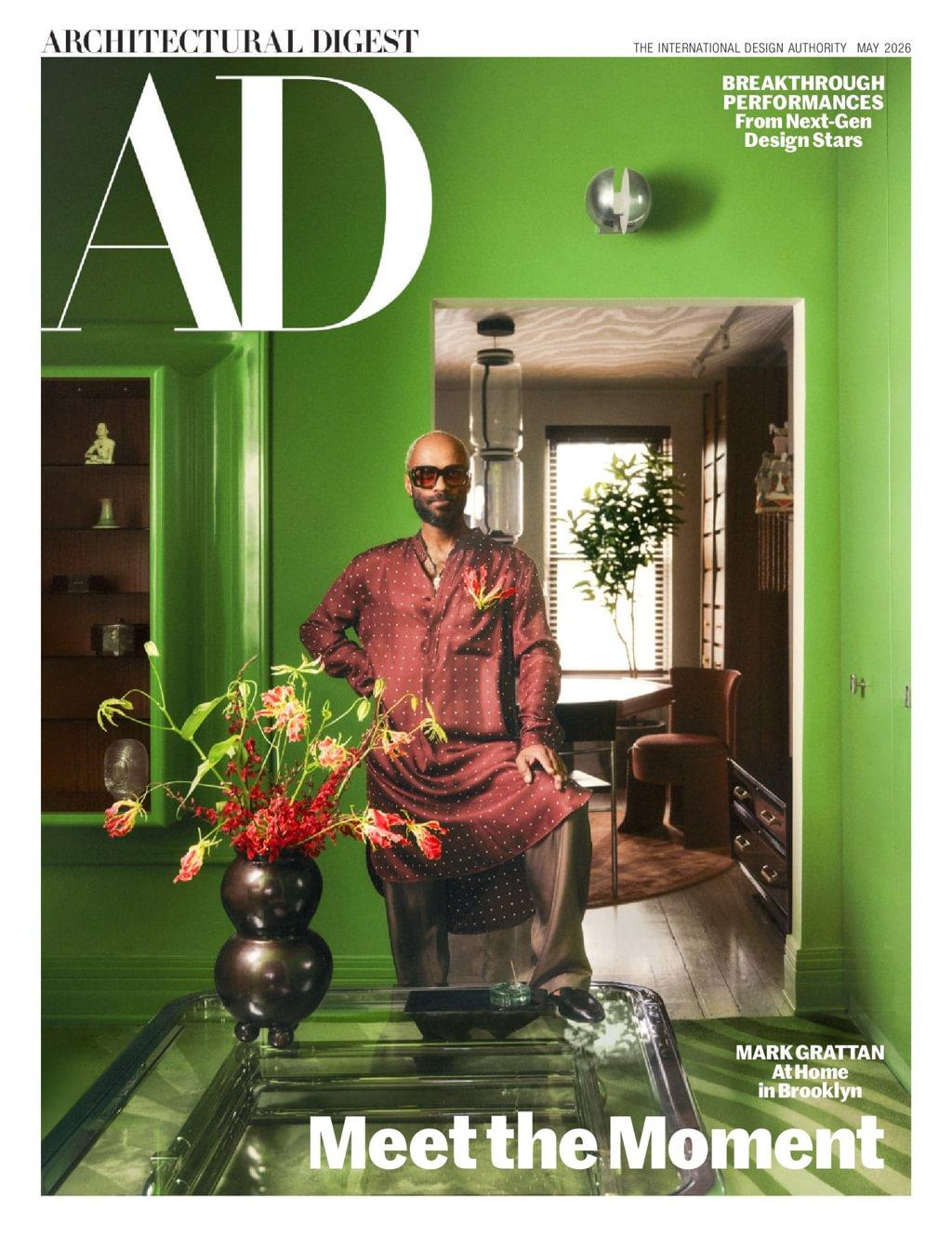 Architectural Digest Magazine May 1st, 2026 Issue Cover