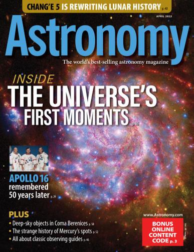Astronomy Magazine April 1st, 2022 Issue Cover