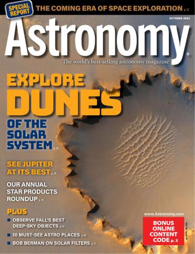 Astronomy Magazine October 1st, 2022 Issue Cover