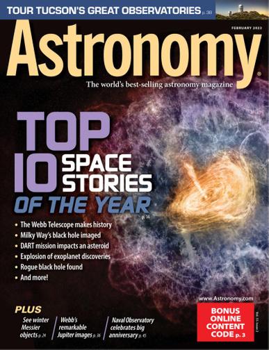 Astronomy Magazine February 1st, 2023 Issue Cover