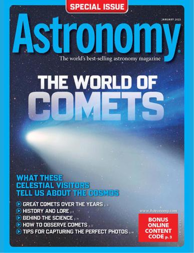 Astronomy Magazine January 1st, 2023 Issue Cover