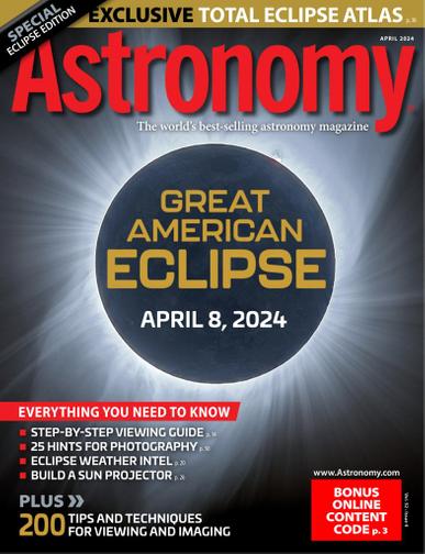 Astronomy Magazine April 1st, 2024 Issue Cover