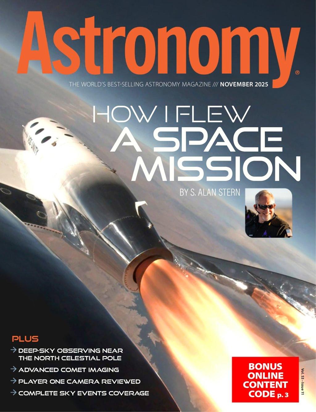 Astronomy Magazine Subscription                    November 1st, 2025 Issue