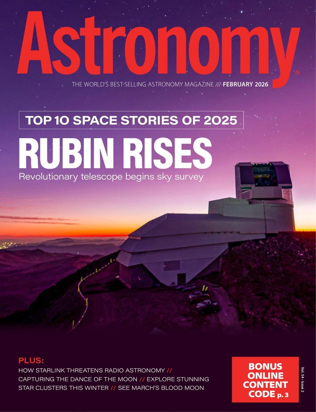 Astronomy Magazine February 1st, 2026 Issue Cover