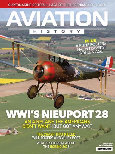 Aviation History Magazine January 17th, 2023 Issue Cover