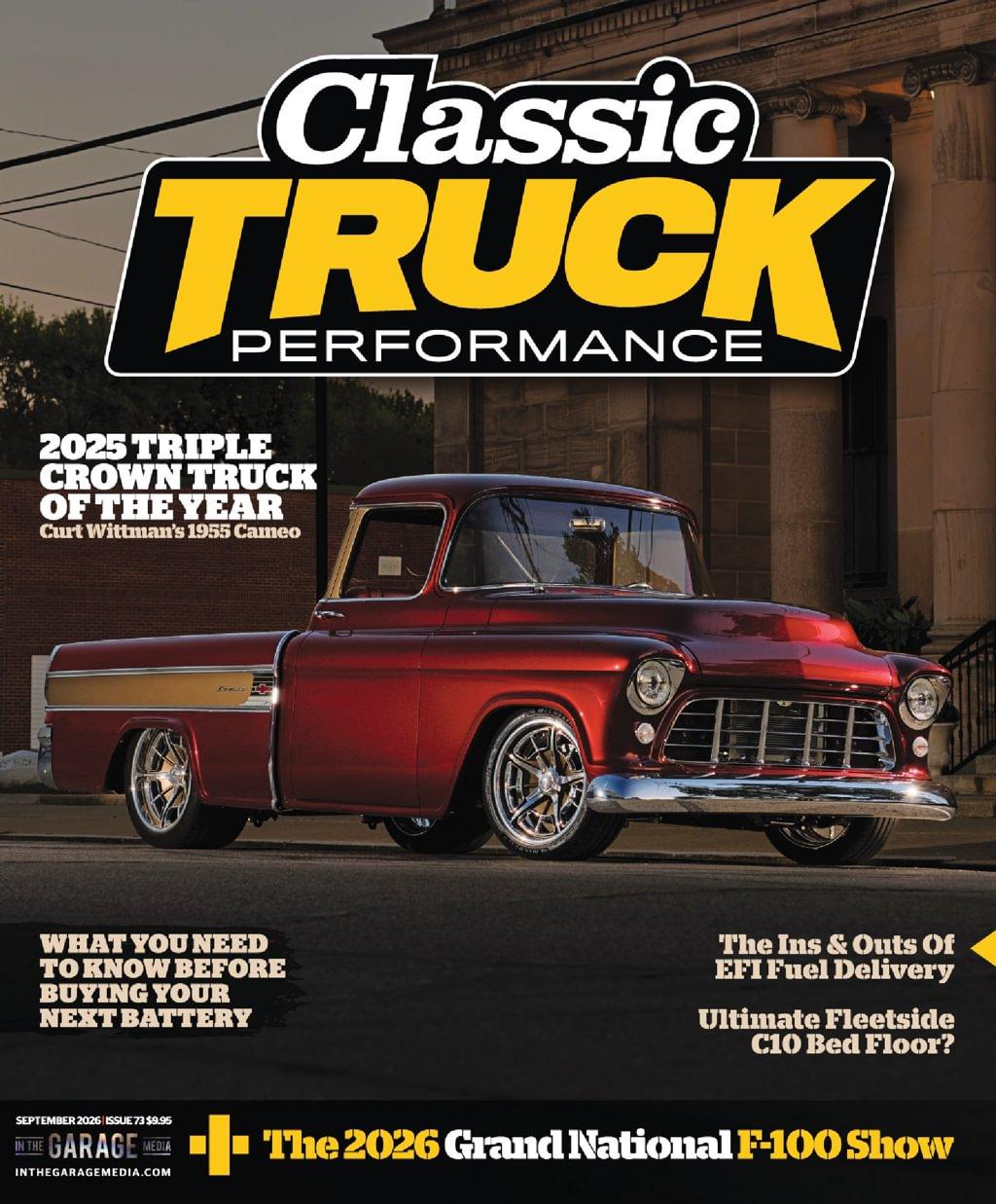 Classic Truck Performance Magazine September 1st, 2026 Issue Cover